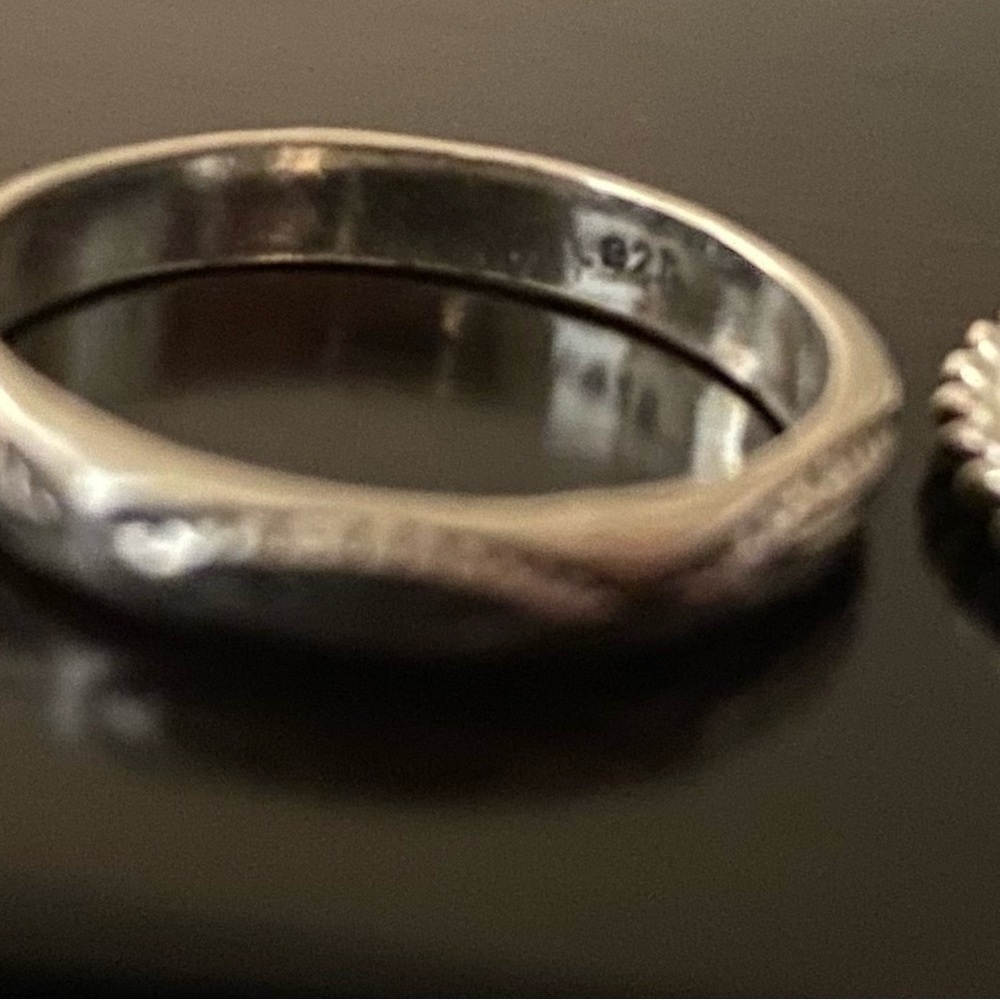 925 Sterling Silver Stackable Ring Set | Size 7–7.25 Bands | Minimalist Jewelry - Picture 6 of 9